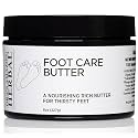 Ora's Amazing Herbal Foot Care Butter, Lavender, Tea Tree &amp; Peppermint, Repair Cream for Dry Cracked Heels &amp; Feet, Heel Balm, Foot Balm, 100% Recycled Plastic Jar, 8 oz