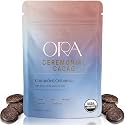 ORA Ceremonial Cacao - Connected Colombia - Organic 100% Cacao - Ethical - Regenerative - High Flavanol - Coffee Alternative - Better Energy - Heavy Metals Tested - Unsweetened- 8oz