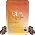 ORA Ceremonial Cacao - Thriving Tanzania - Organic 100% Cacao - Ethical - Regenerative - High Flavanol - Coffee Alternative - Better Energy - Heavy Metals Tested - Unsweetened - 16oz