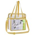 Oraben Clear Tote Bag Clear Bag Stadium Approved 12x6x12 Stadium Bag for Work, Sports Games,Gym