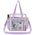 Oraben Clear Tote Bag Clear Bag Stadium Approved 12x6x12 Stadium Bag for Work, Sports Games,Gym