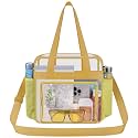 Oraben Clear Tote Bag Clear Bag Stadium Approved 12x6x12 Stadium Bag for Work, Sports Games,Gym