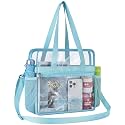 Oraben Clear Tote Bag Clear Bag Stadium Approved 12x6x12 Stadium Bag for Work, Sports Games,Gym