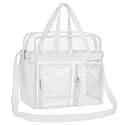 Oraben Clear Tote Bag Clear Bag Stadium Approved 12x6x12 Stadium Bag for Work, Sports Games,Gym
