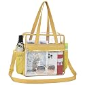Oraben Clear Tote Bag Clear Bag Stadium Approved 12x6x12 Stadium Bag for Work, Sports Games,Gym
