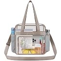 Oraben Clear Tote Bag Clear Bag Stadium Approved 12x6x12 Stadium Bag for Work, Sports Games,Gym