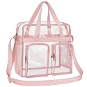 Oraben Clear Tote Bag Clear Bag Stadium Approved 12x6x12 Stadium Bag for Work, Sports Games,Gym