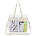 Oraben Clear Tote Bag Clear Bag Stadium Approved 12x6x12 Stadium Bag for Work, Sports Games,Gym