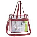 Oraben Clear Tote Bag Clear Bag Stadium Approved 12x6x12 Stadium Bag for Work, Sports Games,Gym