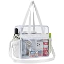 Oraben Clear Tote Bag Clear Bag Stadium Approved 12x6x12 Stadium Bag for Work, Sports Games,Gym