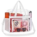 Oraben Clear Tote Bag Clear Bag Stadium Approved 12x6x12 Stadium Bag for Work, Sports Games,Gym