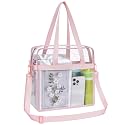 Oraben Clear Tote Bag Clear Bag Stadium Approved 12x6x12 Stadium Bag for Work, Sports Games,Gym