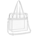 Oraben Clear Tote Bag Clear Bag Stadium Approved 12x6x12 Stadium Bag for Work, Sports Games,Gym
