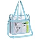 Oraben Clear Tote Bag Clear Bag Stadium Approved 12x6x12 Stadium Bag for Work, Sports Games,Gym