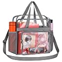 Oraben Clear Tote Bag Clear Bag Stadium Approved 12x6x12 Stadium Bag for Work, Sports Games,Gym