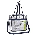 Oraben Clear Tote Bag Clear Bag Stadium Approved 12x6x12 Stadium Bag for Work, Sports Games,Gym