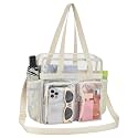 Oraben Clear Tote Bag Clear Bag Stadium Approved 12x6x12 Stadium Bag for Work, Sports Games,Gym