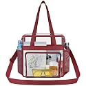 Oraben Clear Tote Bag Clear Bag Stadium Approved 12x6x12 Stadium Bag for Work, Sports Games,Gym