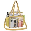 Oraben Clear Tote Bag Clear Bag Stadium Approved 12x6x12 Stadium Bag for Work, Sports Games,Gym