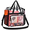 Oraben Clear Tote Bag Clear Bag Stadium Approved 12x6x12 Stadium Bag for Work, Sports Games,Gym