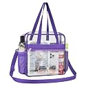 Oraben Clear Tote Bag Clear Bag Stadium Approved 12x6x12 Stadium Bag for Work, Sports Games,Gym