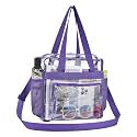 Oraben Clear Tote Bag Clear Bag Stadium Approved 12x6x12 Stadium Bag for Work, Sports Games,Gym