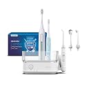 ORACURA® Daily PRO Combo Water Water Flosser® OC450&amp; Sonic Electric Rechargeable Toothbrush SB300 &amp; KSB200 Kids Sonic Rechargeable Electric Toothbrush White Blue