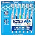 Oral-B CrossAction Compact Toothbrush, Soft, 6 Count