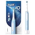 Oral-B iO3 Ultimate Clean Electric Toothbrush for Adults | 3 Smart Modes | iO Pressure Sensor | Tuft-in-Tuft Bristles | IPX7 Waterproof | 2 Year Warranty | Round Brush Head (Ice Blue)