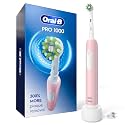 Oral-B Pro 1000 CrossAction Electric Toothbrush, Pink, Powered by Braun