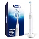 Oral-B Rechargeable Electric Toothbrush, iO2, 3 Cleaning Modes, Automatic Pressure Sensor to Protect Gums, Pure White