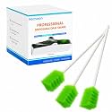 Oral Swabs Disposable 200 Count, 6-Inch Long Handle Soft Sponge Mouth Swabs