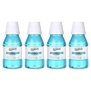 probiotic anti-plaque mouthwash with mild thyme  fights germs  no alcohol no burning sensation no artificial flavours for men amp women  100ml pack of 4