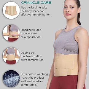 lumbar support brace back belt for back pain relief ls belt waist belt for back pain for women with adjustable strap for waist lower back support with cushioning- unisex xl grey