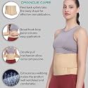 Lumbar Support Brace Back Belt for Back Pain Relief LS Belt Waist Belt for Back Pain for Women With Adjustable Strap for Waist, Lower Back support With Cushioning.- Unisex (XL, Grey)