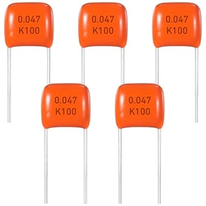 orange guitar capacitor for electric guitar bass 047 uf 5psc 473