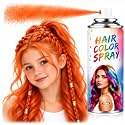 Orange Hair Color Spray, Temporary Washable Hair Dye for Kids Women & Men