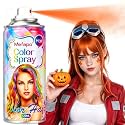 Orange Hair Spray Temporary Hair Color Spray for Kids Women Men, Washable Temporary Hair Dye, One-Time Use Hair Color Wax Pomades for Cosplay, Party, Christmas, Halloween,Crazy Hair Day(Orange,4.06Oz)