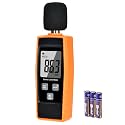 (Orange) - Hand-Held Sound Level Metre,V-Resourcing 30 130 dB Decibel Noise Measurement Tester with Backlight Digital LCD Display for Indoor/Outdoor Uses [Max/Min/Hold Function]