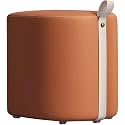 Orange Makeup Stool Dresser for Girls Bedroom Shoe Bench and Foot Stool for Living Room Light Luxury Dressing Stool Small Square Short Stool