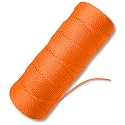 Orange Mason Line - #18 Braided Nylon String - 500 Ft Length - Nylon Twine for Gardening &amp; Masonry - Perfect Construction String