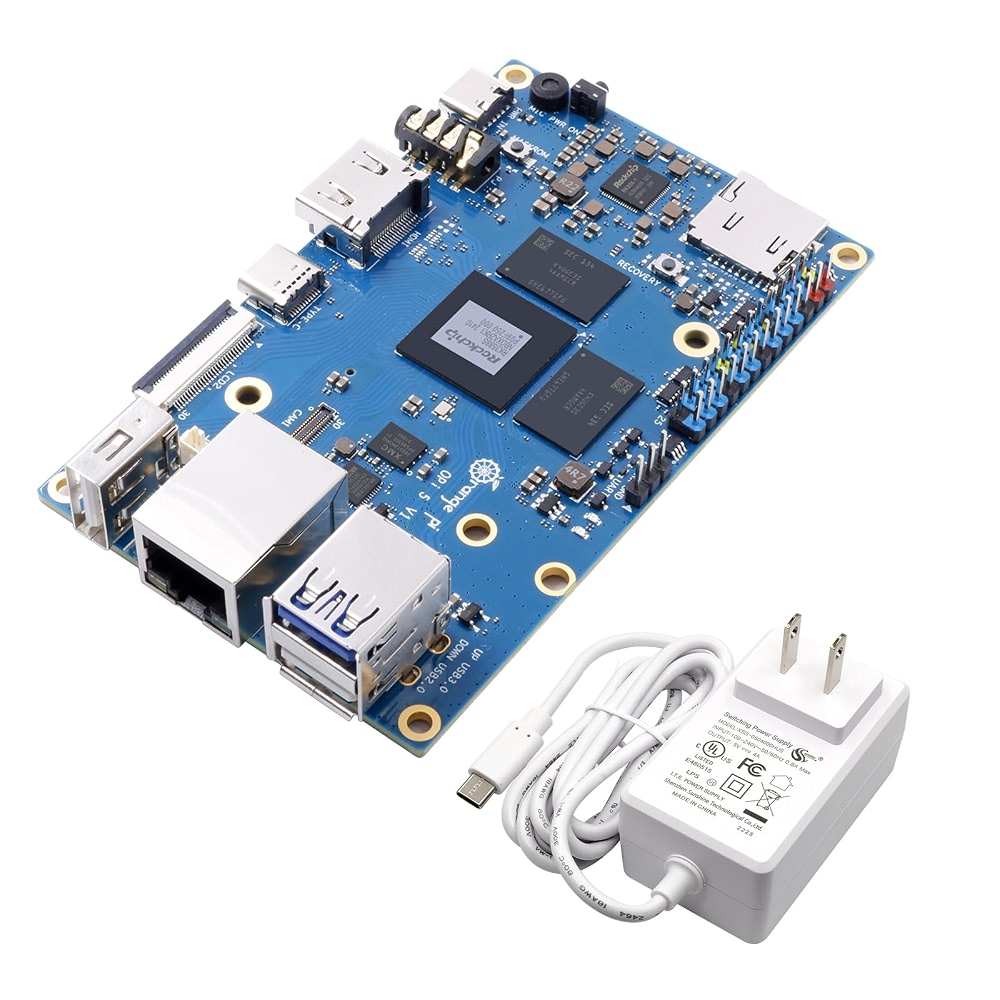 Origin Pi Cpu Orange Pi 5 16GB Rockchip RK3588S 8 Core 64 Bit Single Board Computer ...