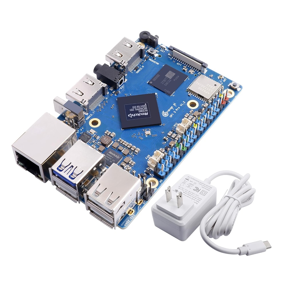 Origin Pi Cpu Orange Pi 5 Pro 8GB RK3588S LPDDR5 8 Core 64 Bit Single Board Computer ...