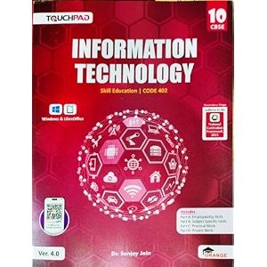 orange touchpad information technology i skill education i code 402 for class 10 with windows amp libreoffice version 40 - latest for 2026 edition