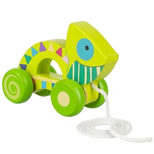 Orange Tree Toys Pull Along Chameleon -