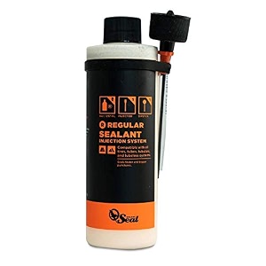 orangesealcycling tubeless tire sealant with injectorn 8-ounce