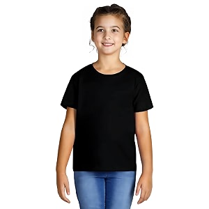 ORATEES Premium Biowash Cotton T-Shirt for Girls