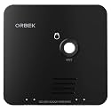 ORBEK 18 x 18 in RV Water Heater Door &amp; Flange, Black
