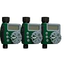 Orbit Programmable Digital Hose Watering Timer - 1 Outlet - Battery Powered - with LCD Screen - Built-in Rain Delay - Water-Resistant - 62061 (3-Pack 1 Outlet)