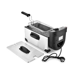 orbit stainless steel df-30 35 l electric deep fryer silver